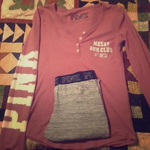 PINK Victoria’s secret pajama set